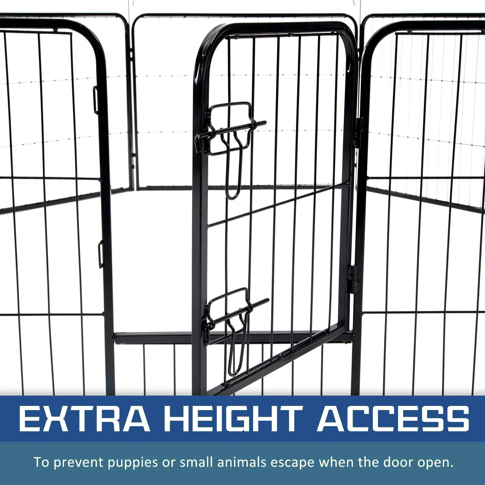 40" 8-Panel Pet Playpen | Dog Puppy Exercise Crate | Rabbit Fence Enclosure