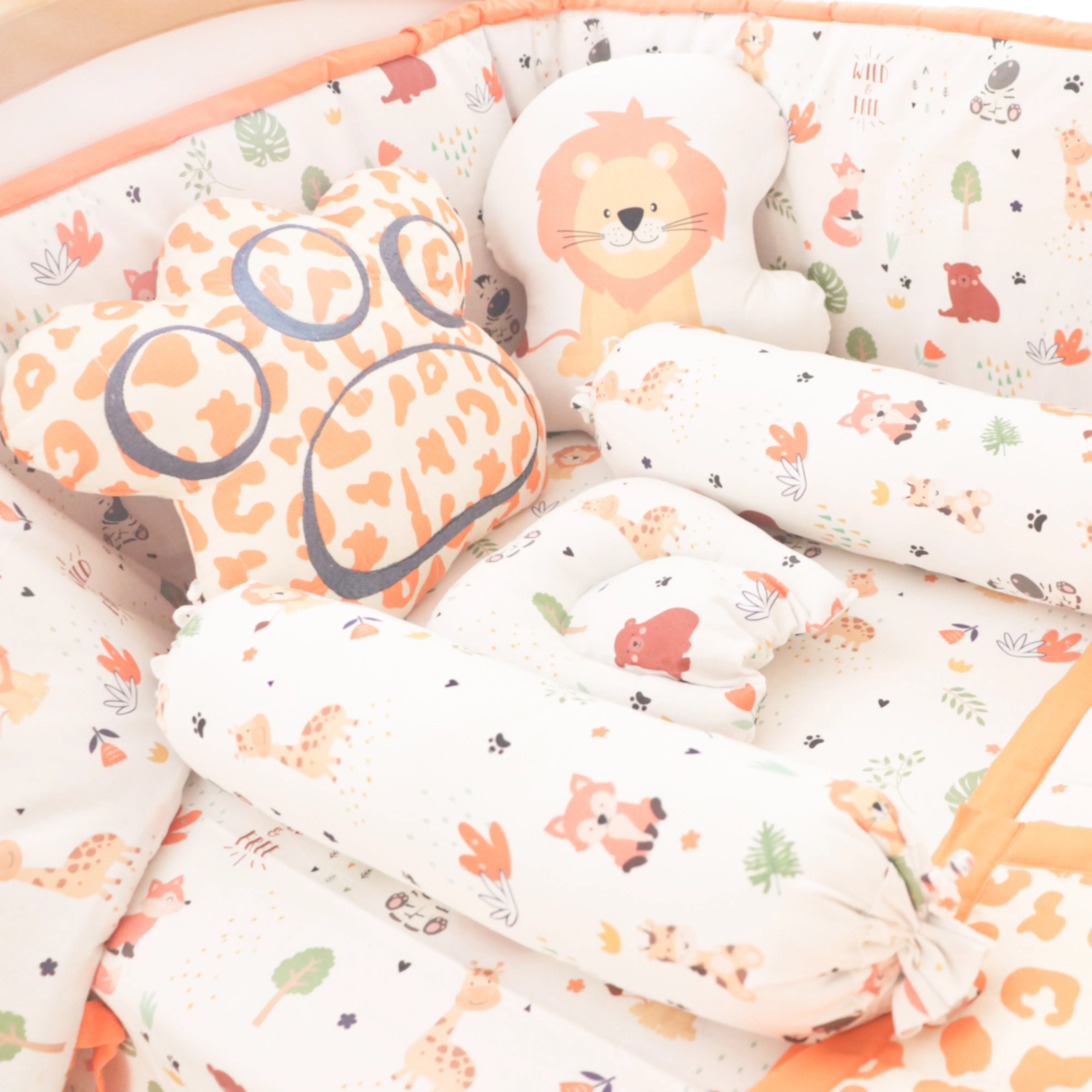 Baby Animals- Organic Cot Bedding Gift Set