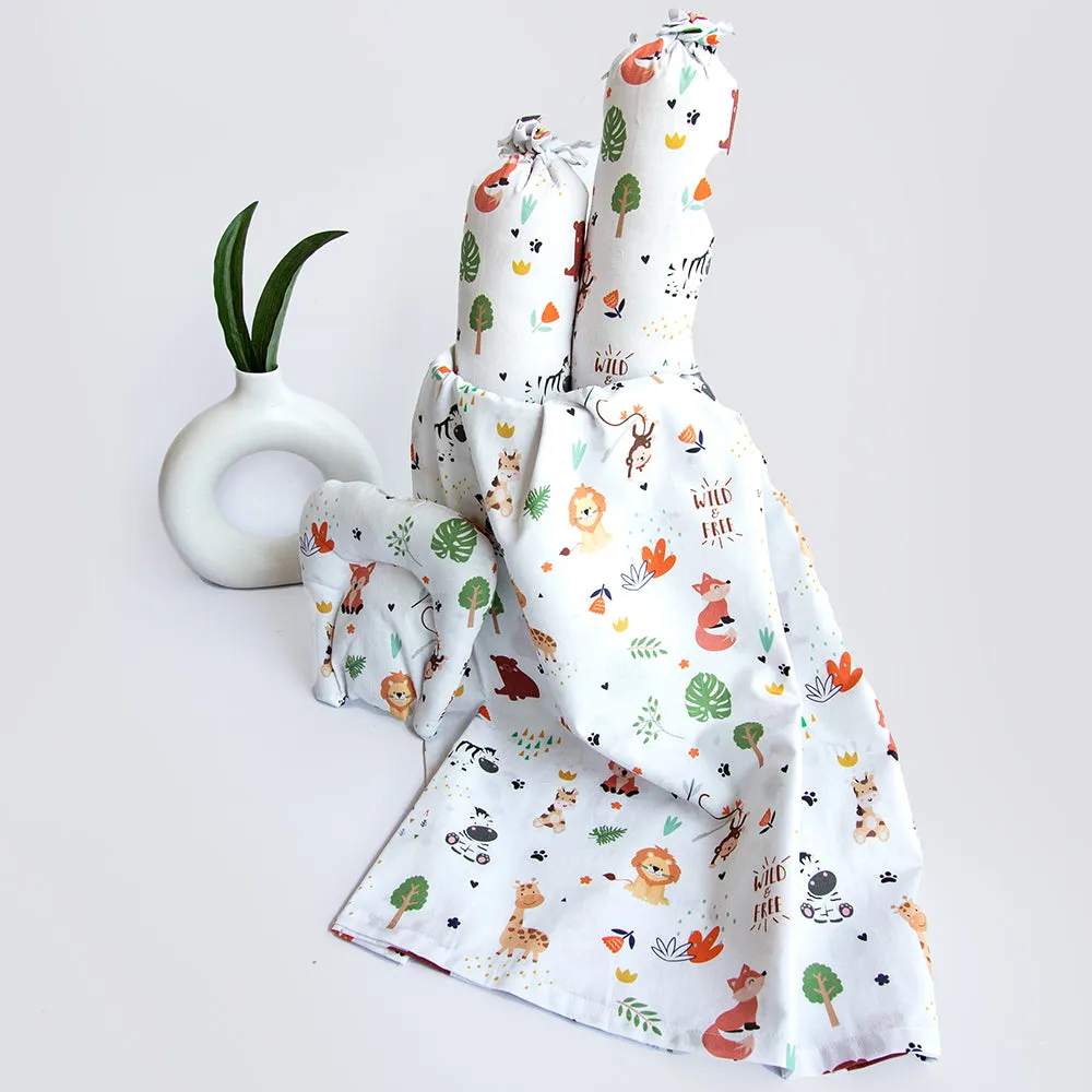 Baby Animals- Organic Cot Bedding Gift Set