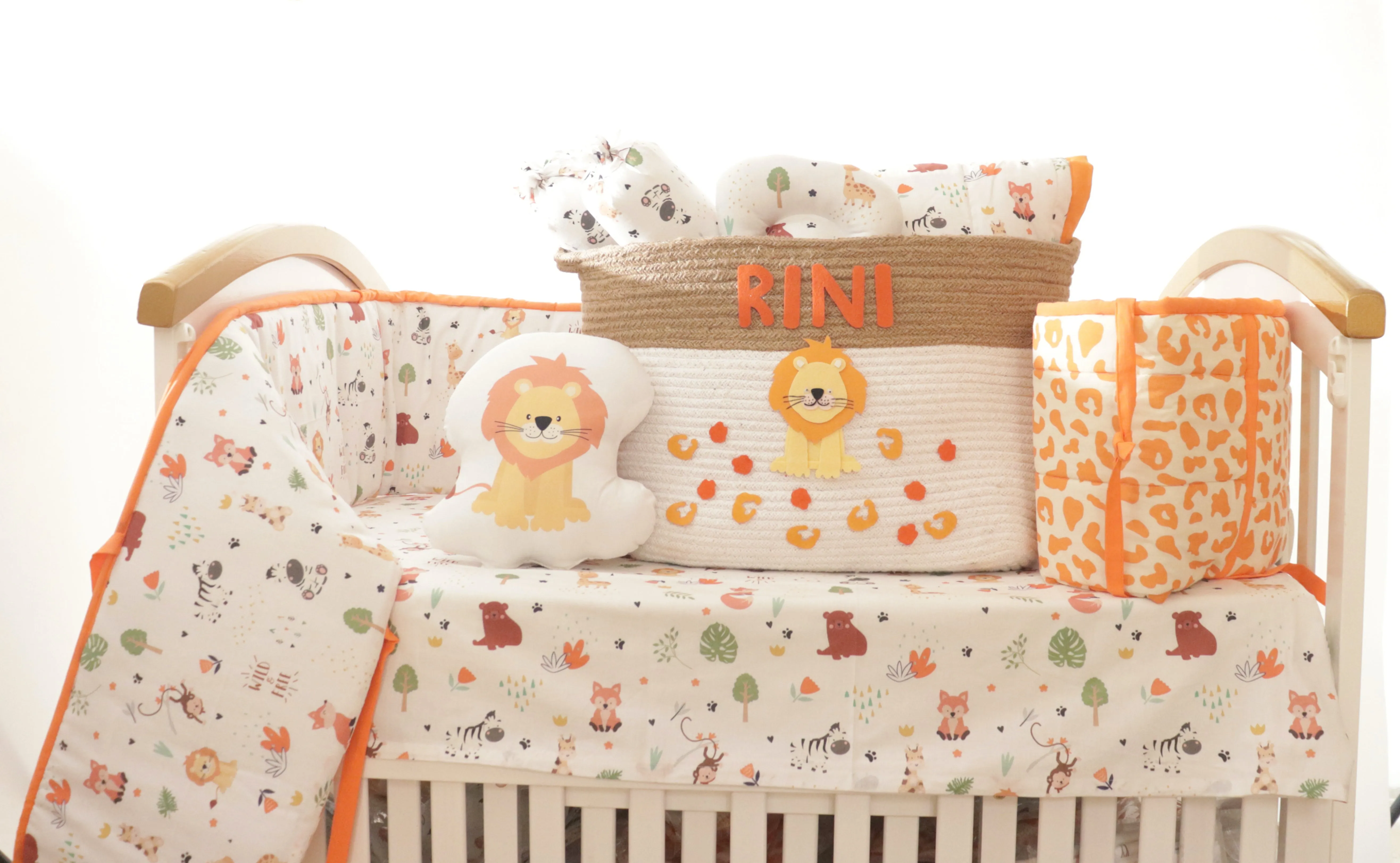 Baby Animals- Organic Cot Bedding Gift Set