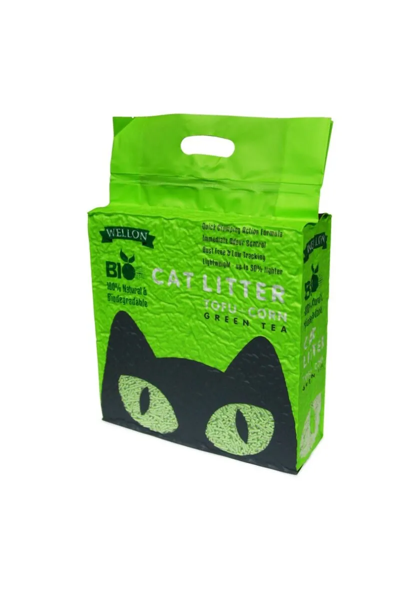 BIO Cat Litter Tofu   Corn - Green Tea