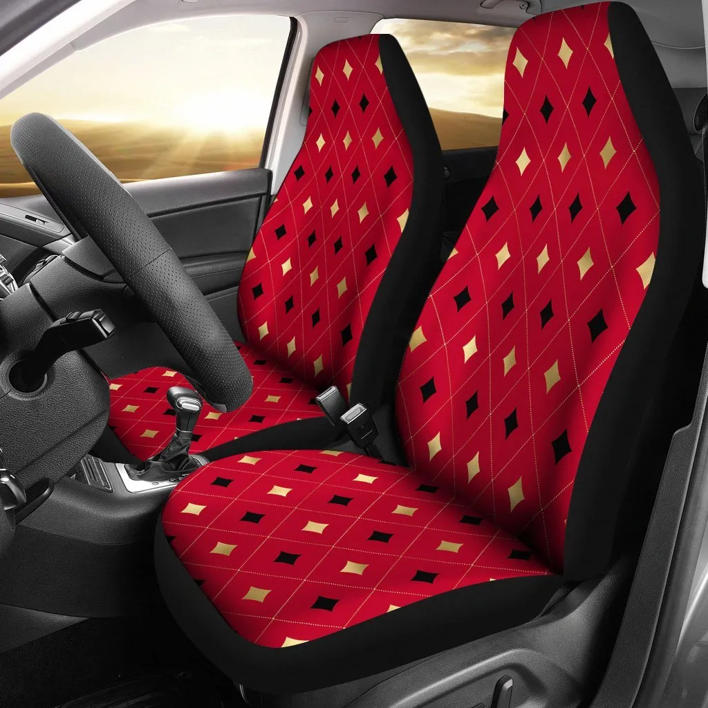 Custom Car Seat Covers - Aces Pattern #105 | Car Seat Covers for Vehicle, Car Accessories for Women Seat Covers, Custom Seat Covers for Car