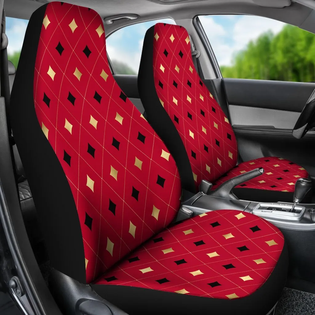 Custom Car Seat Covers - Aces Pattern #105 | Car Seat Covers for Vehicle, Car Accessories for Women Seat Covers, Custom Seat Covers for Car
