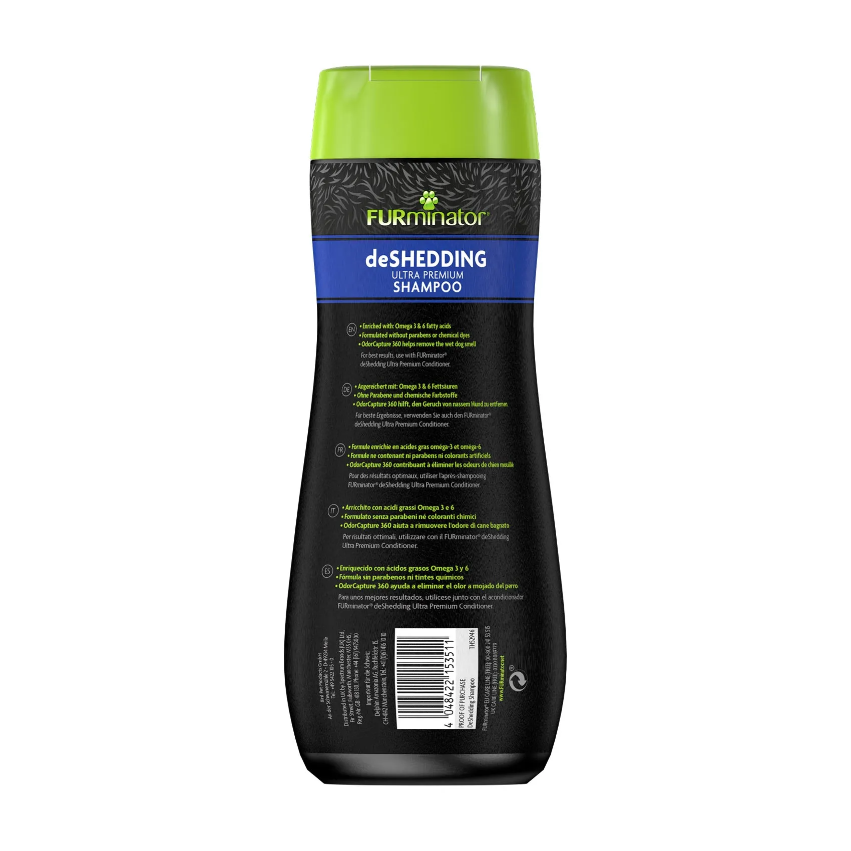 FURminator deShedding Ultra Premium Shampoo 473mL