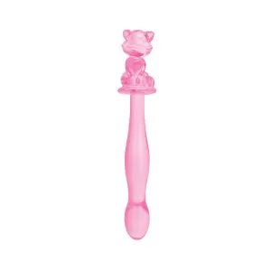 Glass Menagerie Kitty Glass Dildo - Pink
