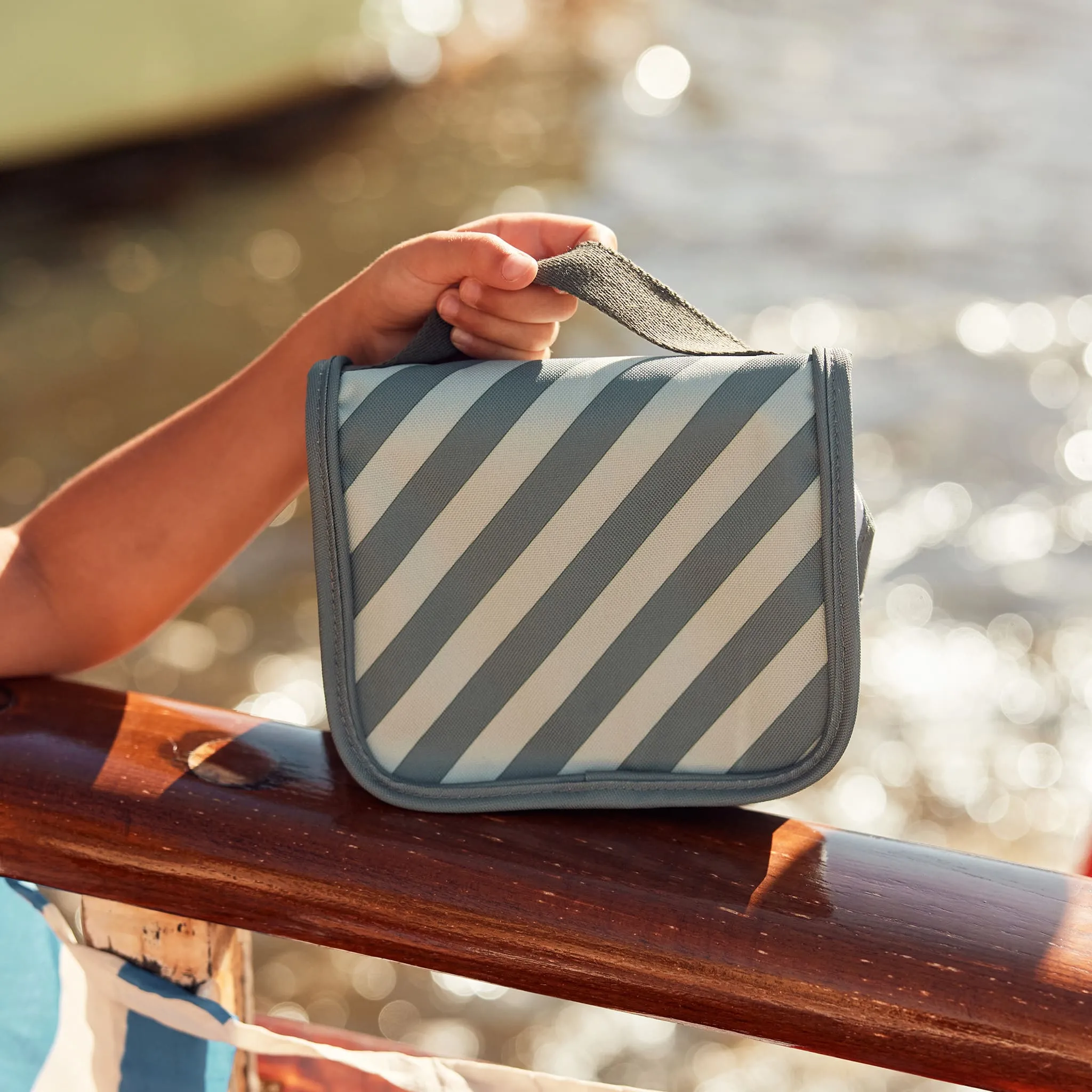 Olli Ella See-Ya Wash Bag - Boardwalk