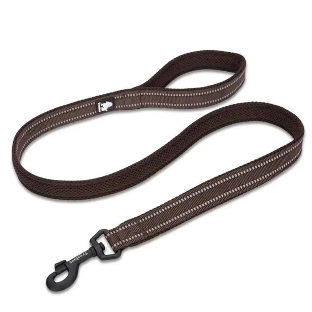 PetAffairs Reflective Safety Dog Leash (10 cm) Mesh-Padded Nylon