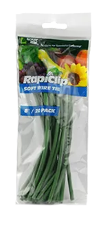 Soft Wire Ties 8"