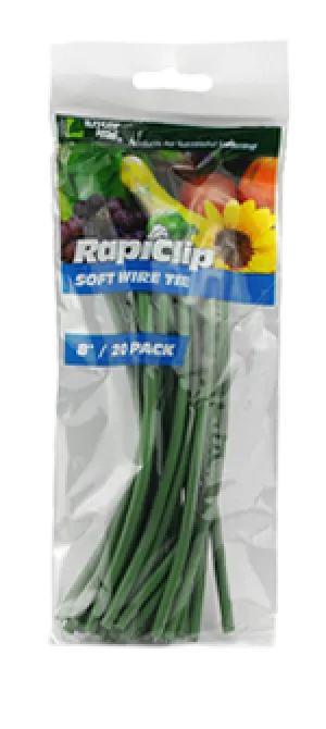 Soft Wire Ties 8"