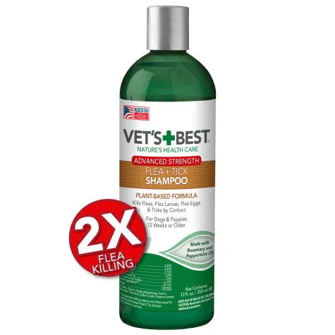 Vet’s Best Advanced Strength Flea   Tick shampoo